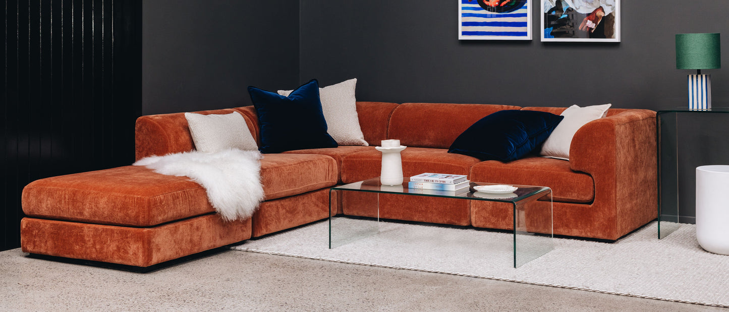Harmony Modular Velvet Sofa - Furniture by Design