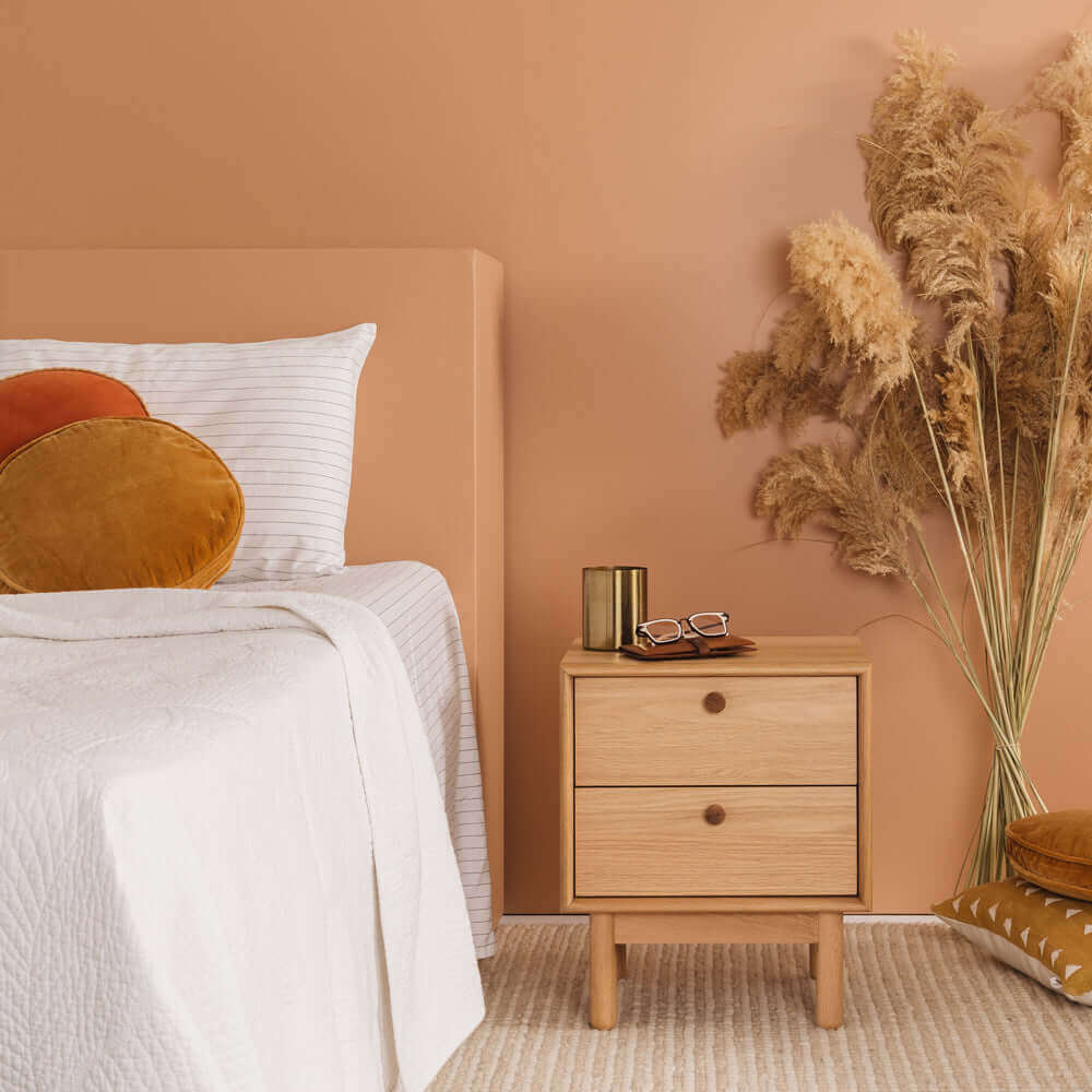 Rotterdam 2drw Bedside-FurniturebyDesign.