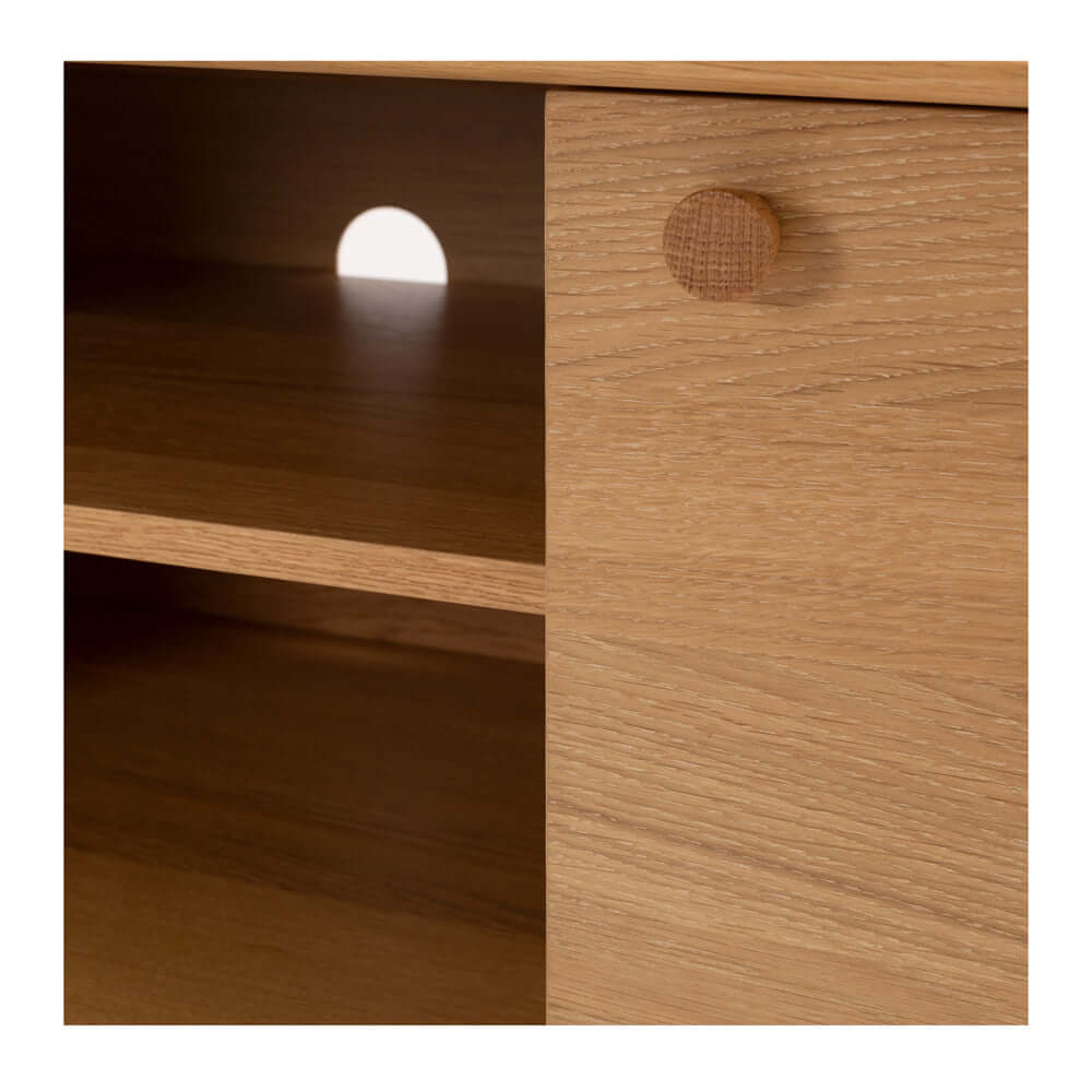 Rotterdam Narrow Entertainment Unit-FurniturebyDesign.
