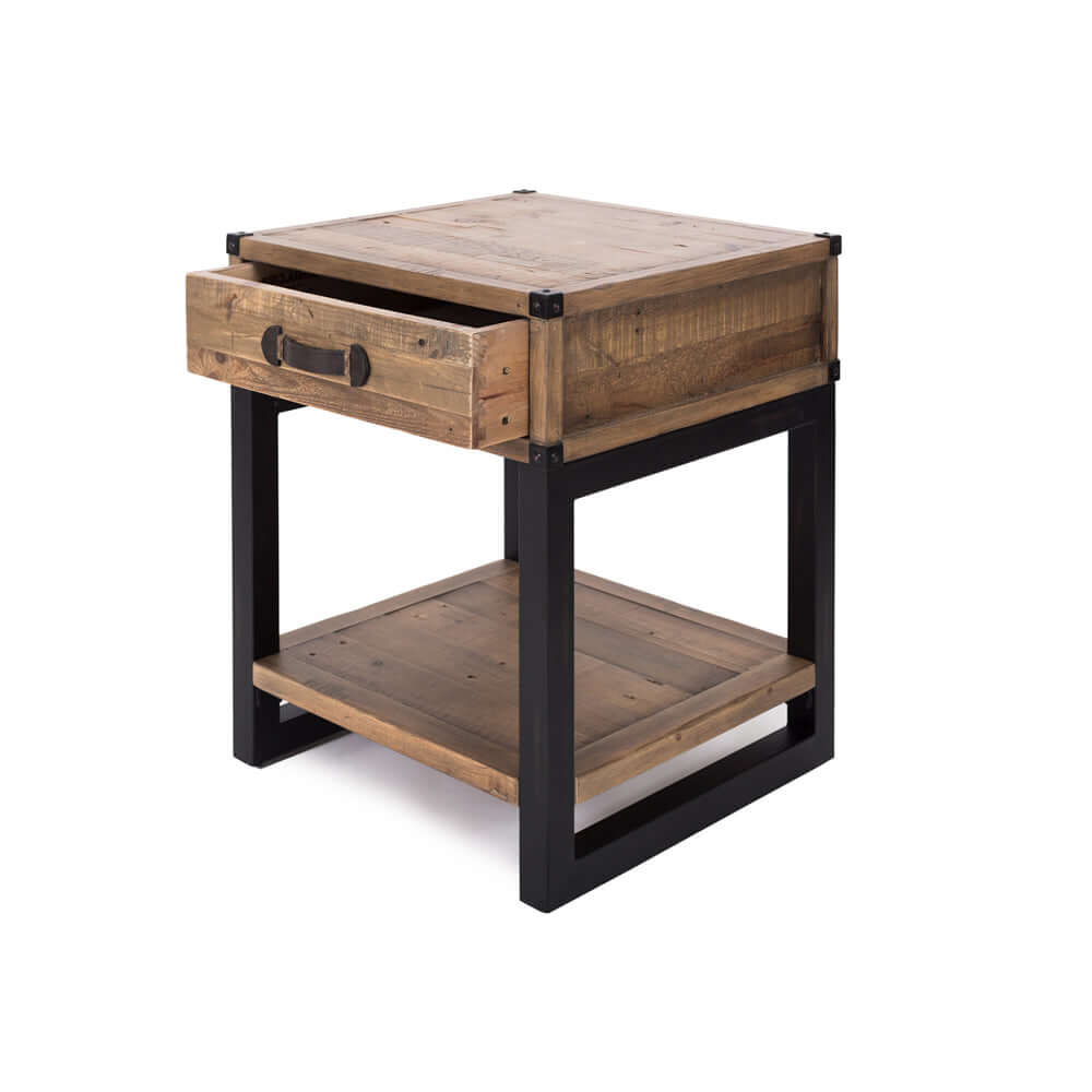 Woodenforge Lamp Table-FurniturebyDesign.