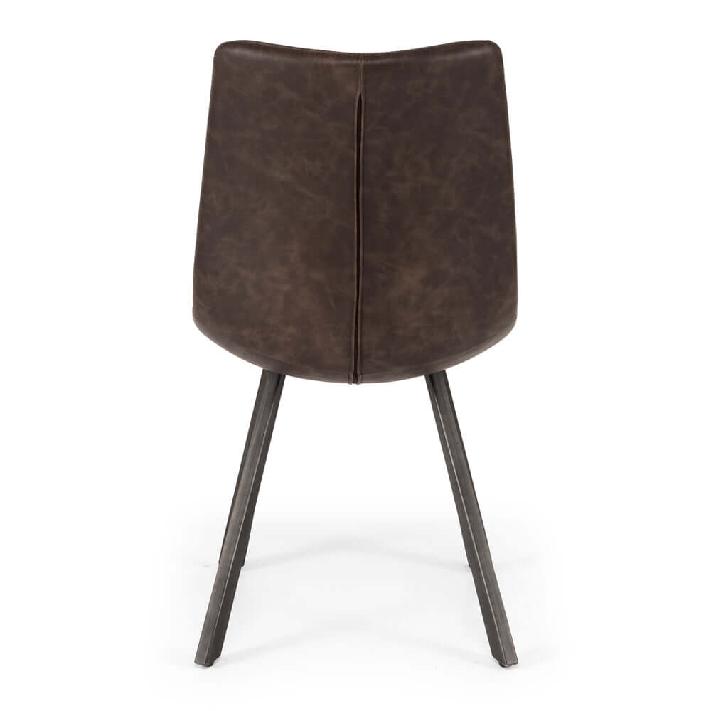 Rustic Dining Chair - Brown-FurniturebyDesign.