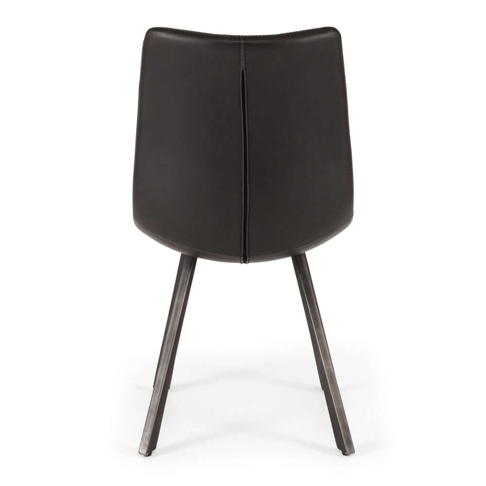 Rustic Dining Chair - Black-FurniturebyDesign.