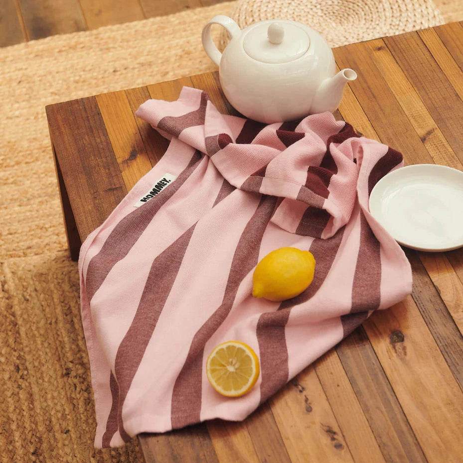 Tea Towel - Rocky Road Stripes-FurniturebyDesign.