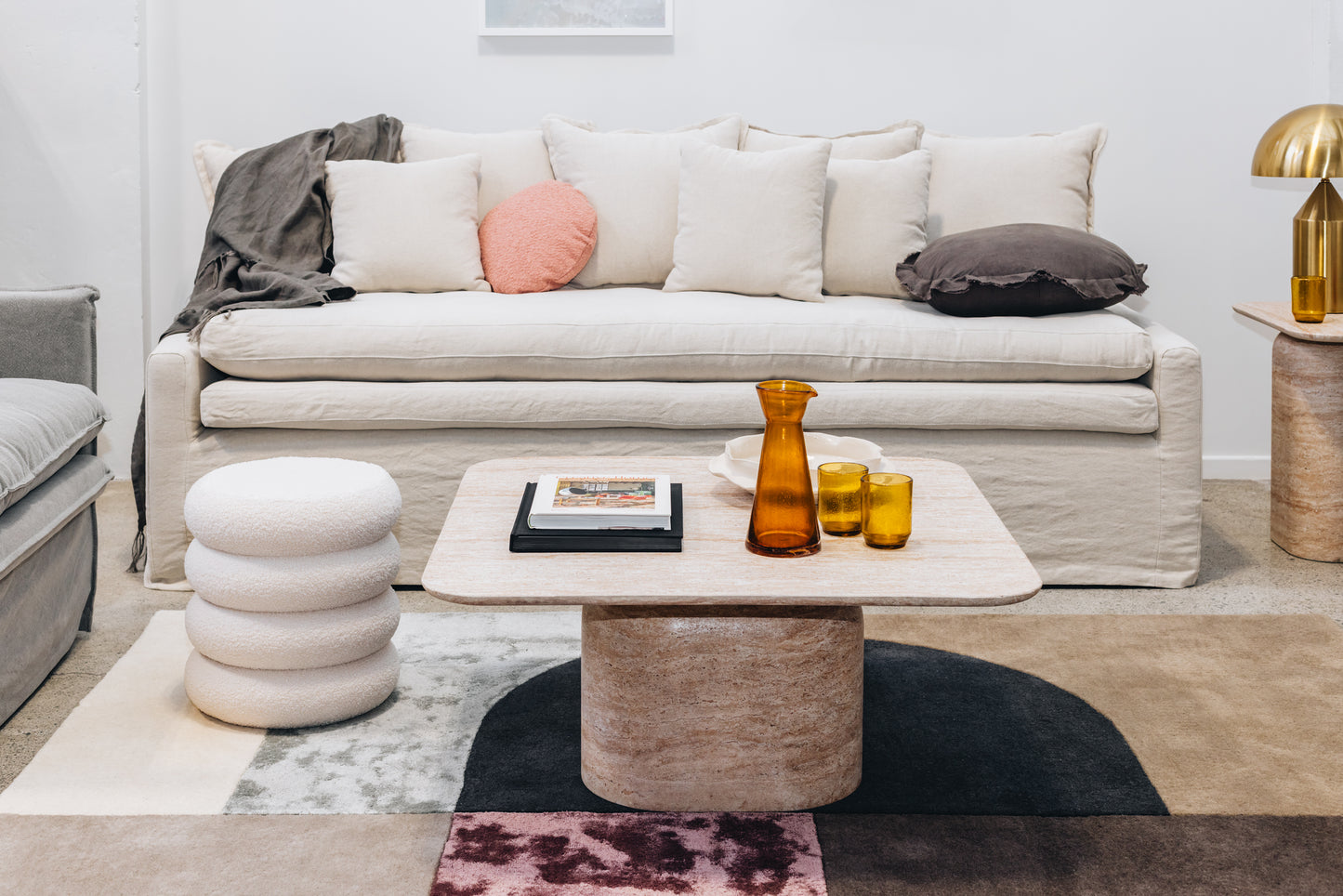 Aura Concrete Coffee Table-FurniturebyDesign.