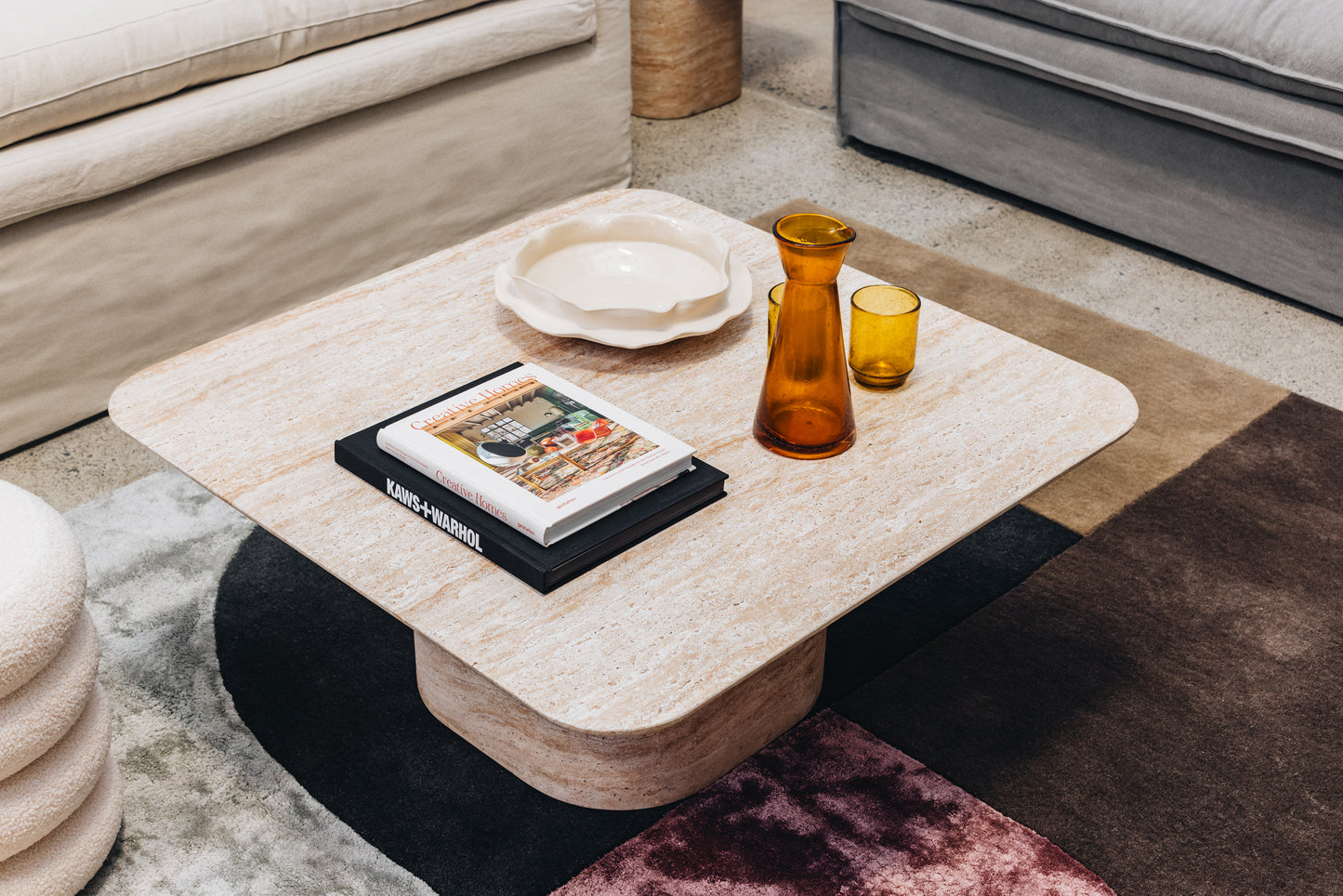 Aura Concrete Coffee Table-FurniturebyDesign.