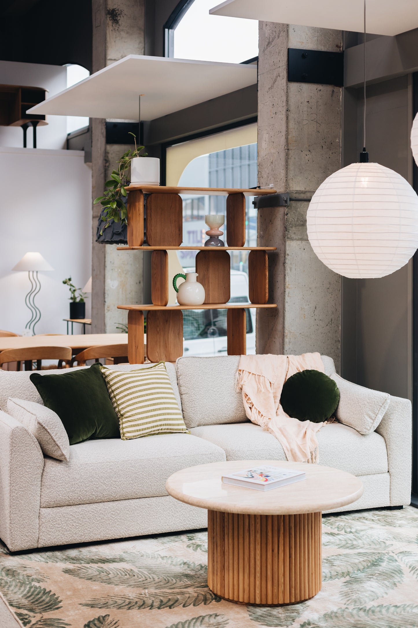 Bonnie 3 Seater Sofa - Pumice Boucle-FurniturebyDesign.