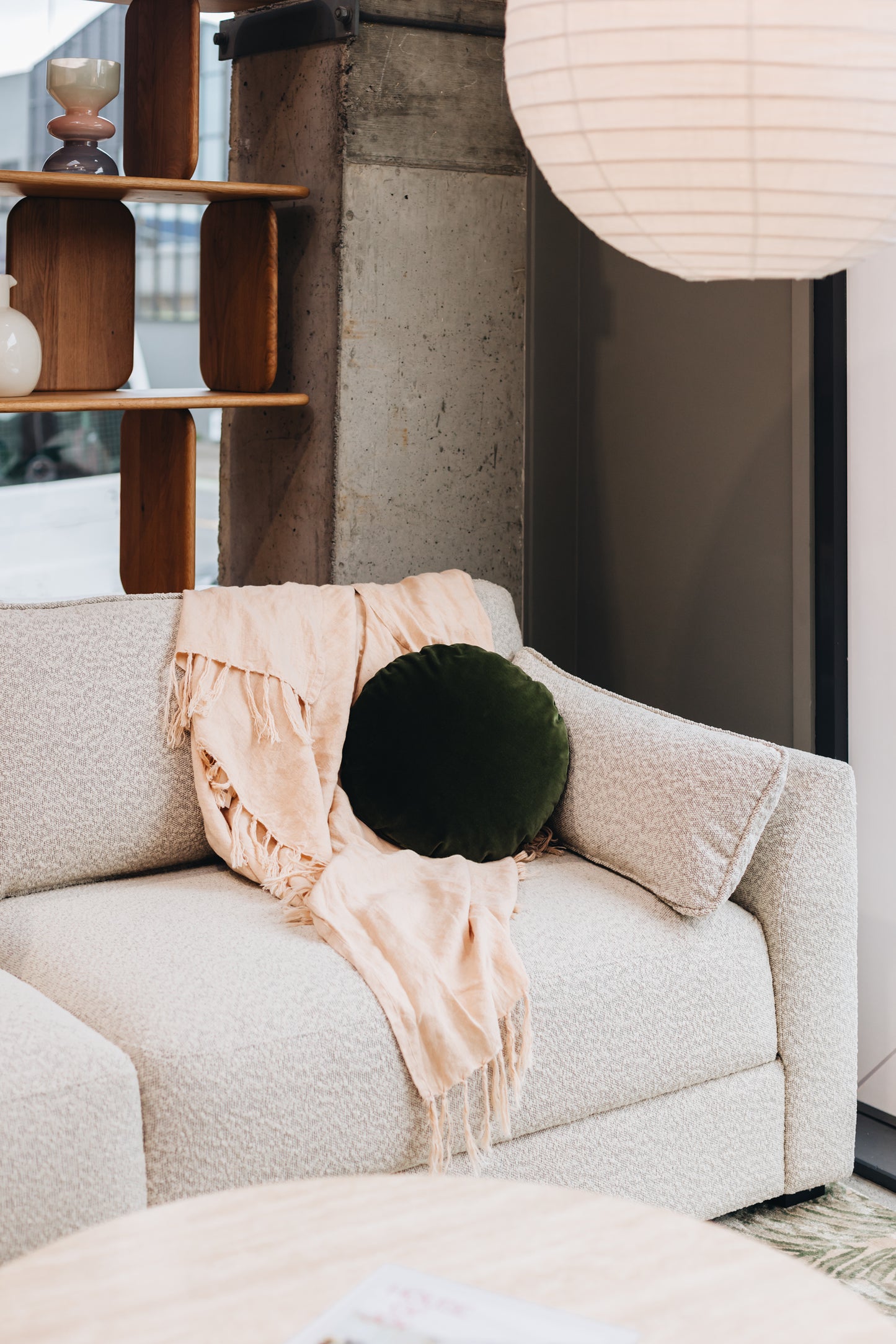 Bonnie 3 Seater Sofa - Pumice Boucle-FurniturebyDesign.