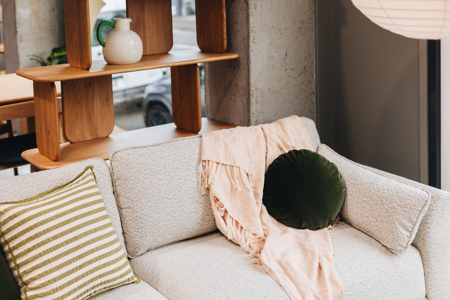 Bonnie 3 Seater Sofa - Pumice Boucle-FurniturebyDesign.