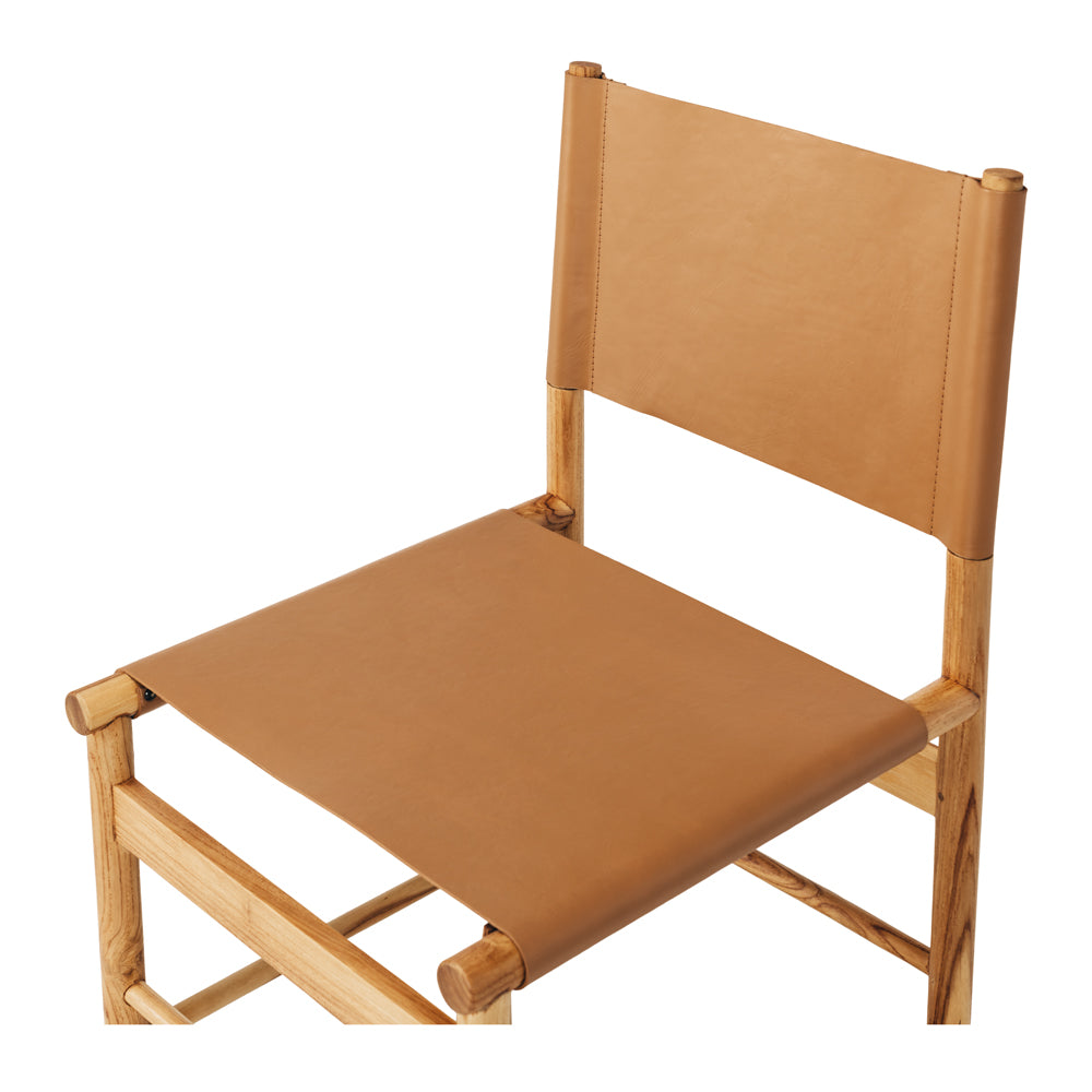 Ned Dining Chair - Saddle Brown-FurniturebyDesign.