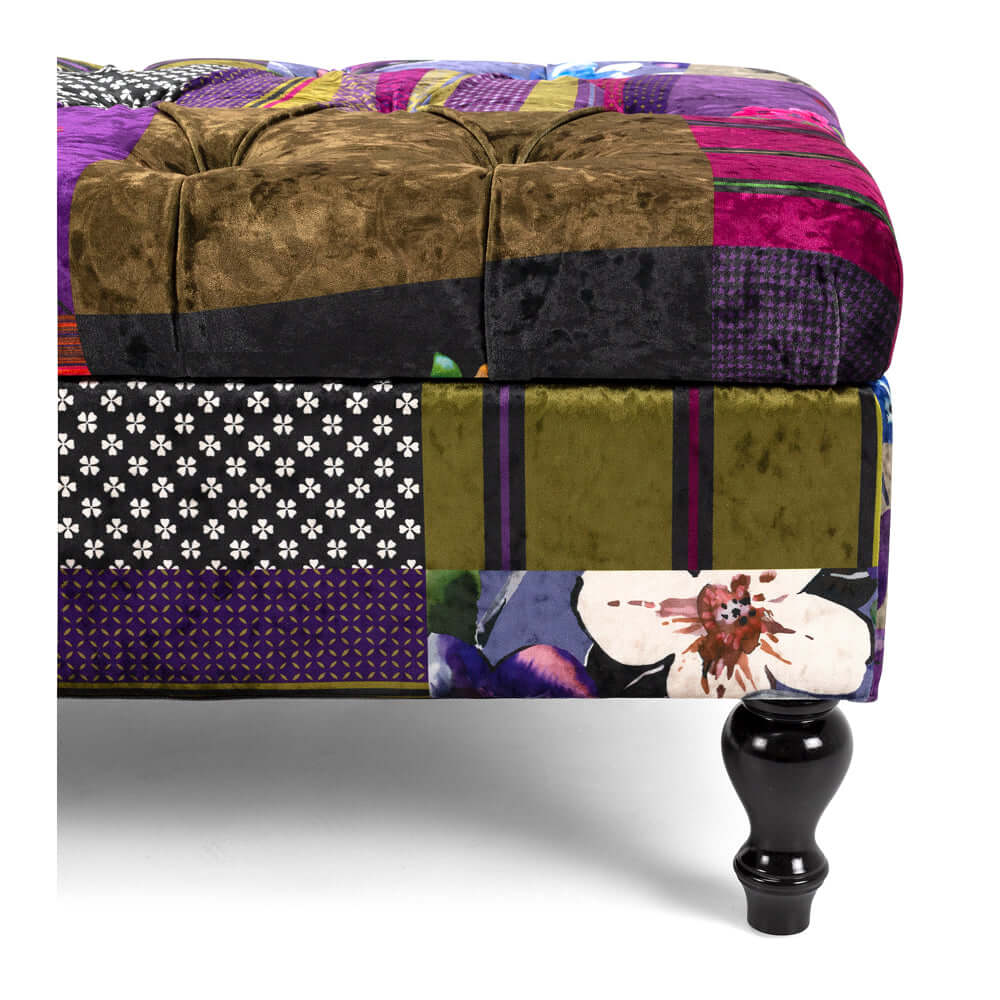 Patchwork Storage Ottoman-FurniturebyDesign.