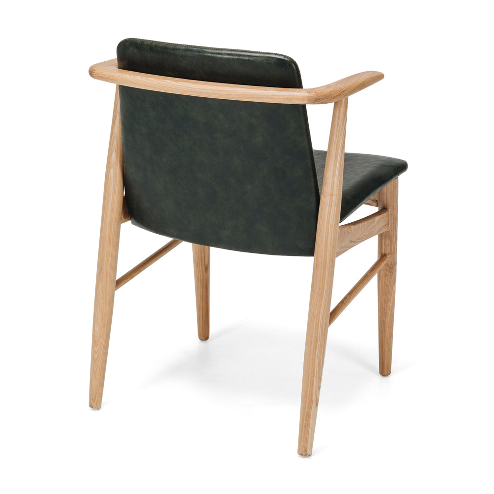 Vintage Green PU Chair Flores Design Furniture By Design