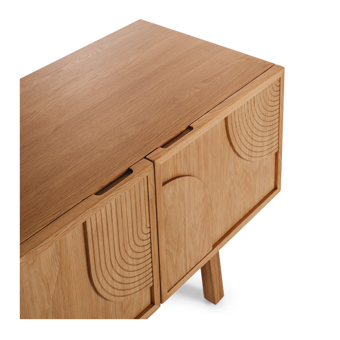 Arc TV Stand Oak - Furniture by Design