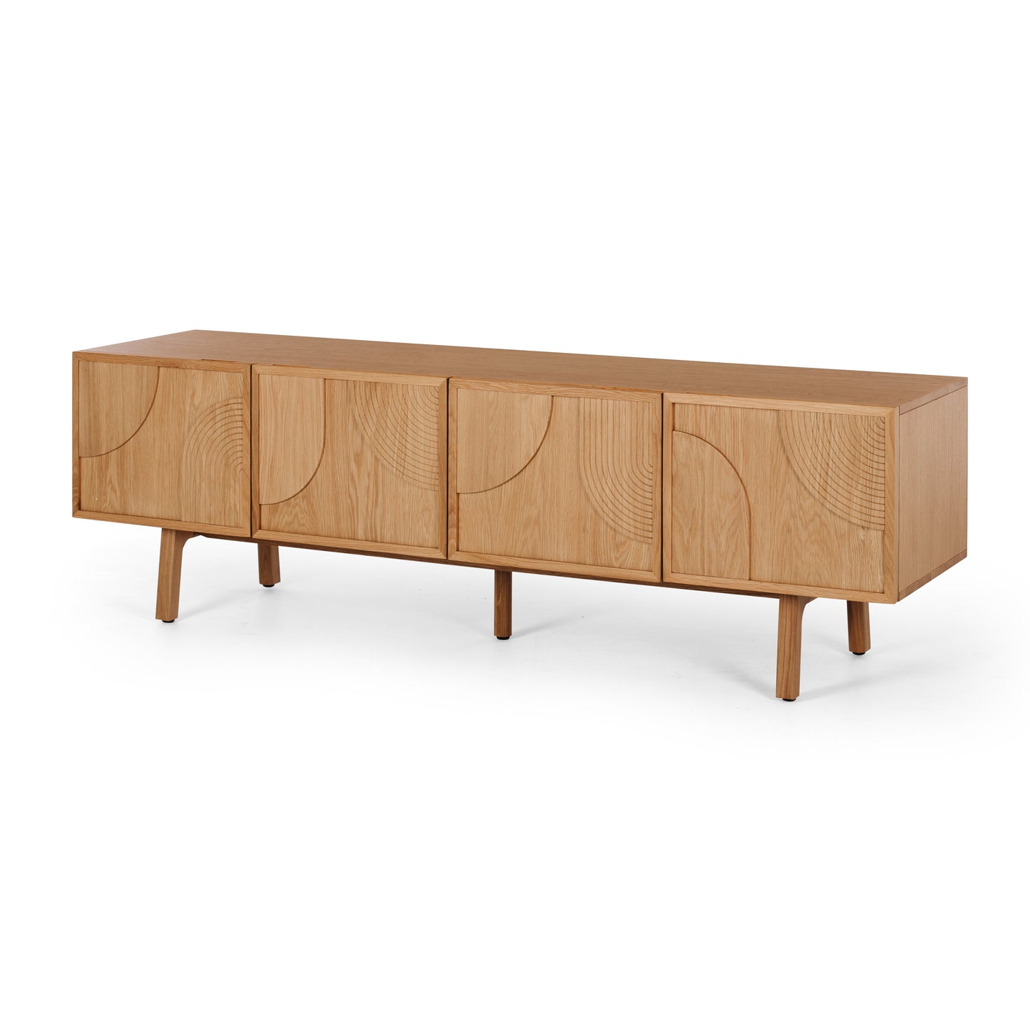 Arc TV Stand Oak - Furniture by Design