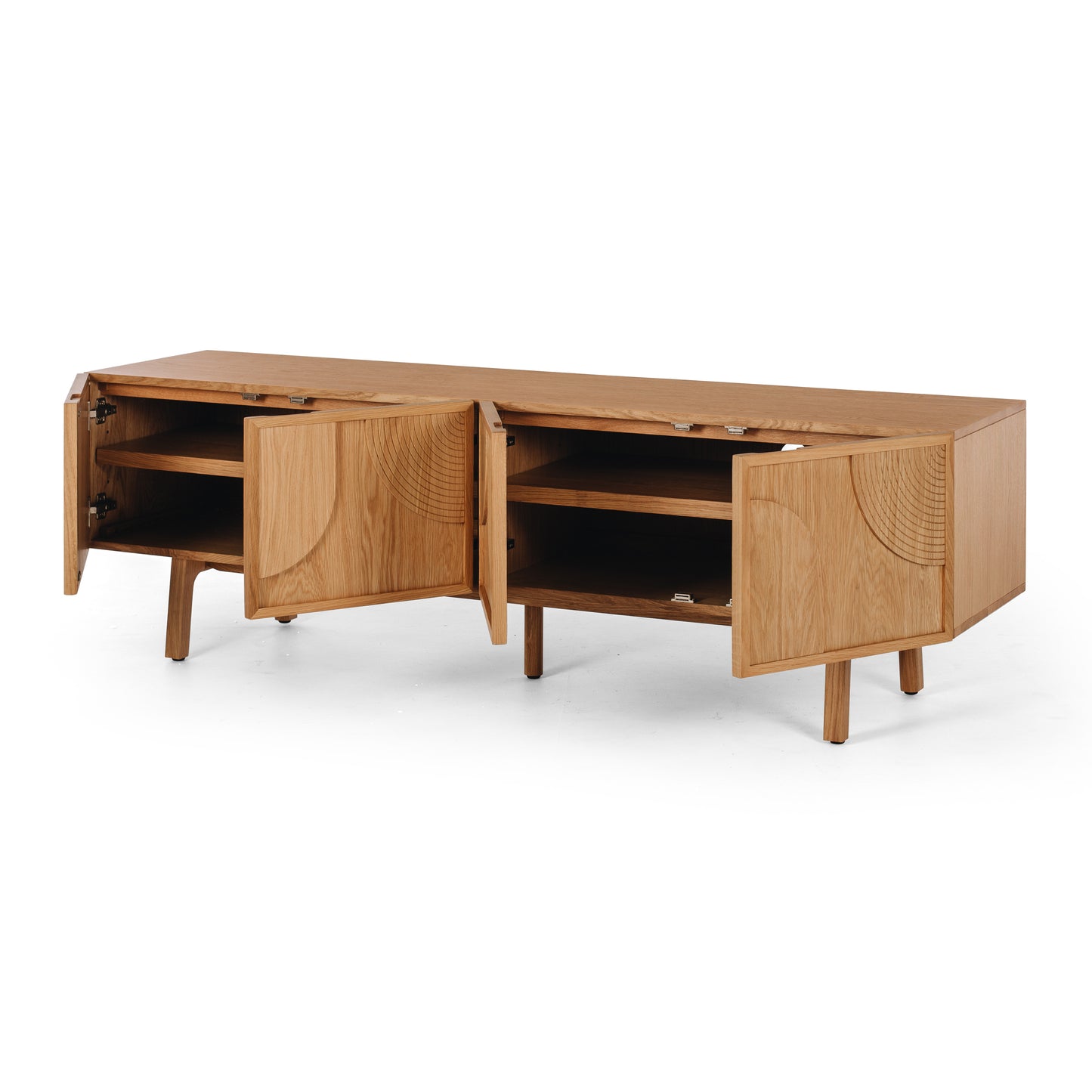 Arc TV Stand Oak - Furniture by Design