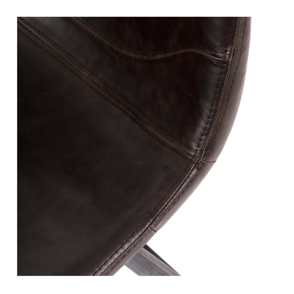 Rustic Bar Stool - Brown-FurniturebyDesign.