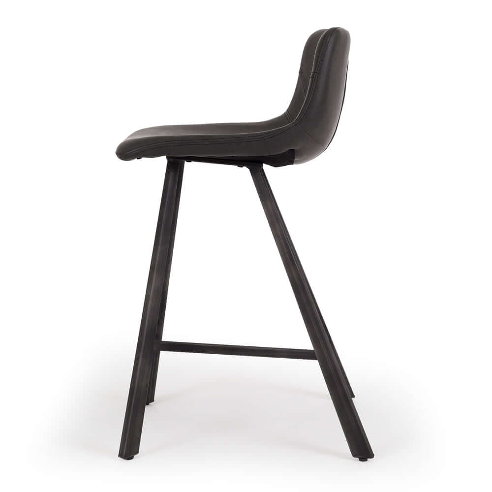 Rustic Bar Stool - Grey-FurniturebyDesign.