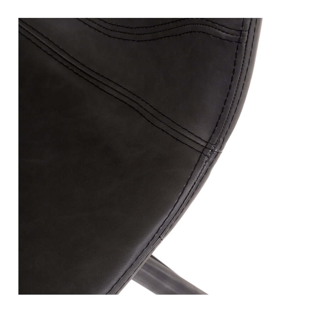 Rustic Bar Stool - Grey-FurniturebyDesign.