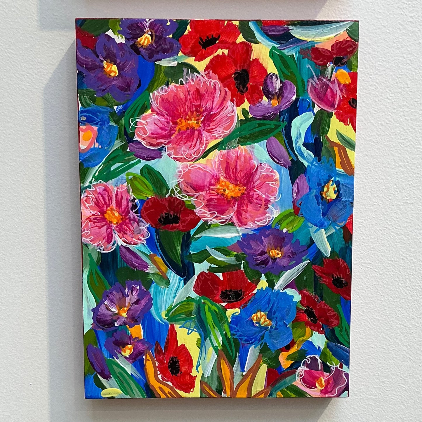 Lizzie Pannell - Mini Blooms #9, 10 + 11-FurniturebyDesign.