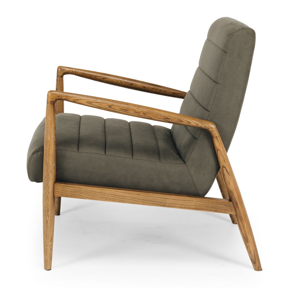 Alan Armchair in Green - Furniture by Design