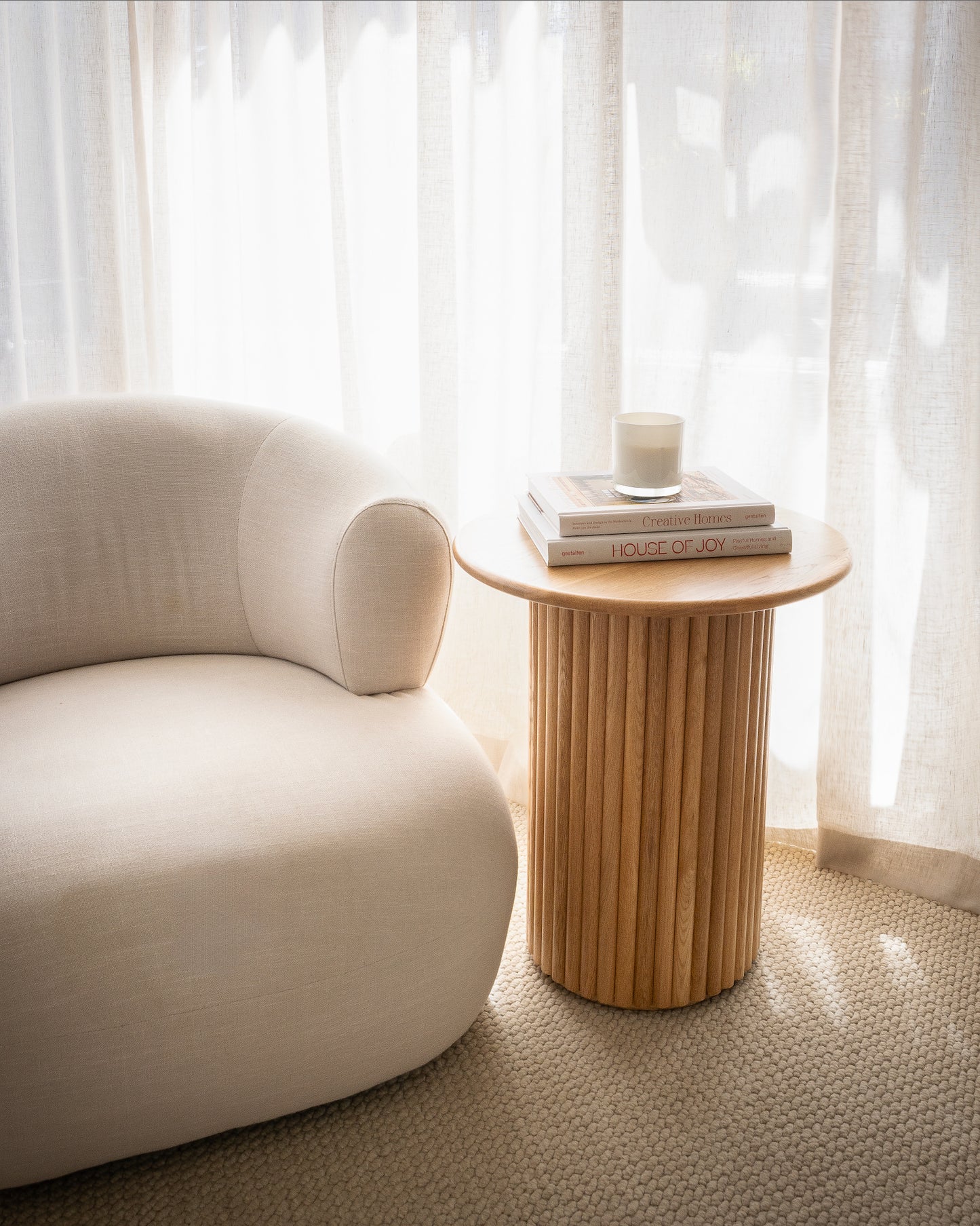 Rho Oak Side Table