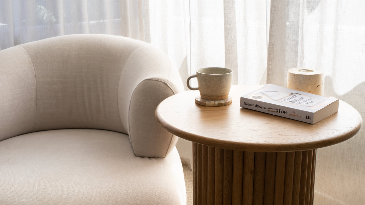 Rho Oak Side Table