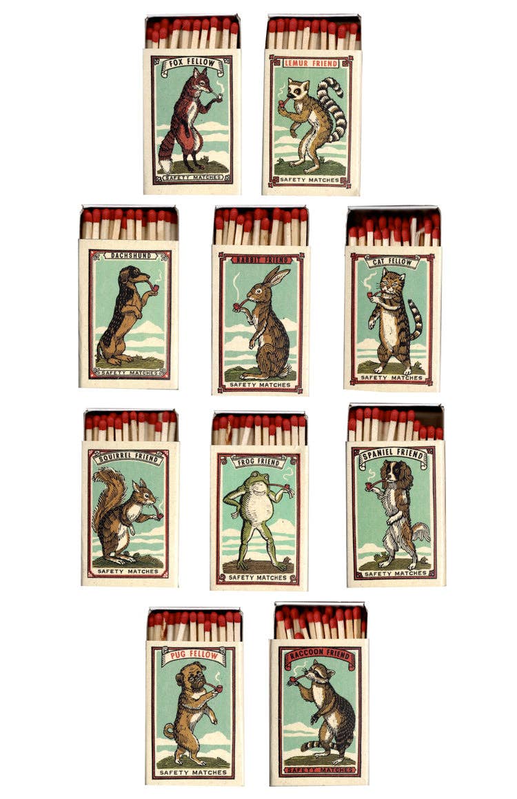 Squirrel - Delightful Characters Matchbox