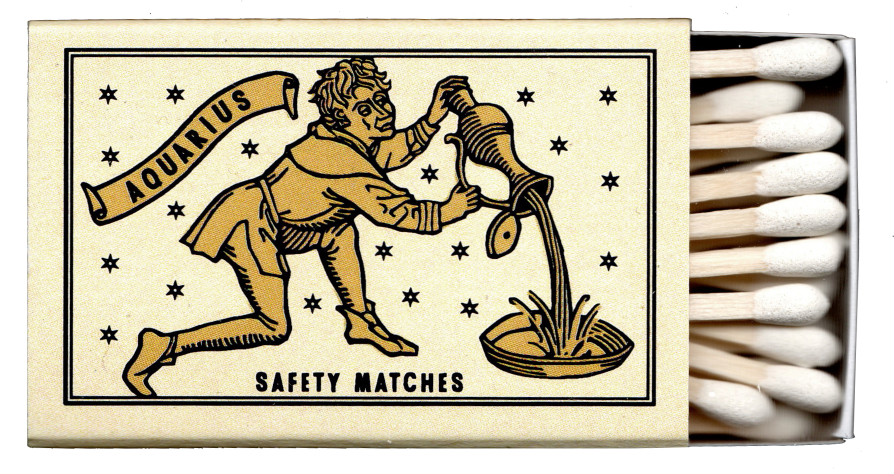 Aquarius - Astro Logical Zodiac Matchbox
