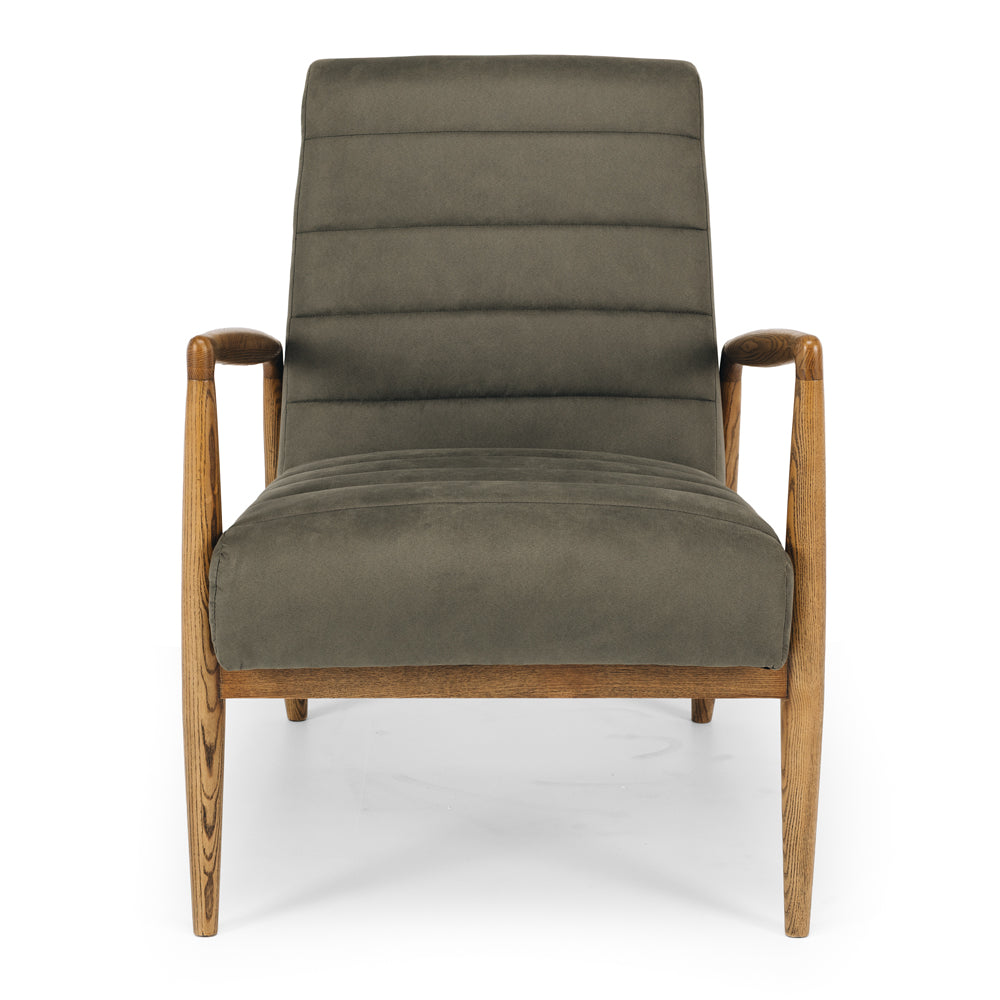 Alan Armchair in Green - Furniture by Design
