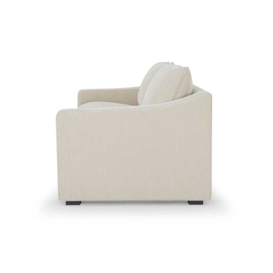 Asha 3 Seater Sofa - Cream | Furniture by Design