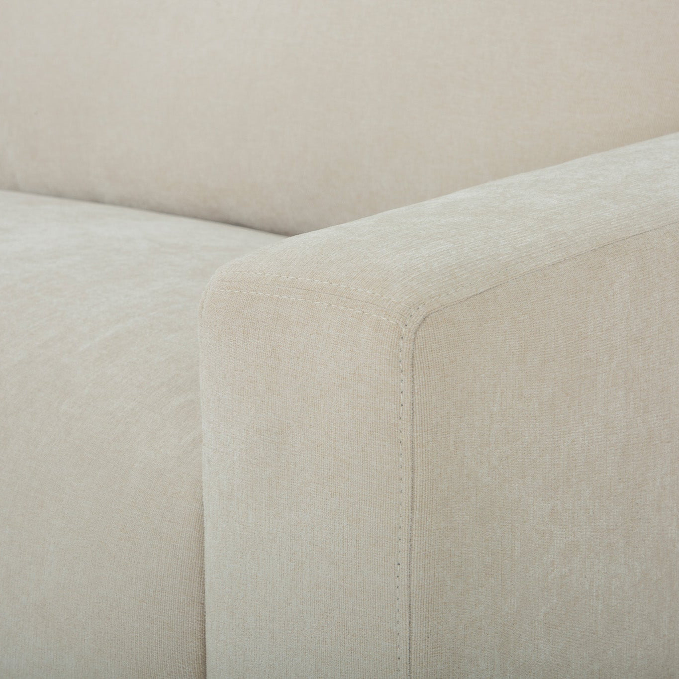 Asha 3 Seater Sofa - Cream | Furniture by Design