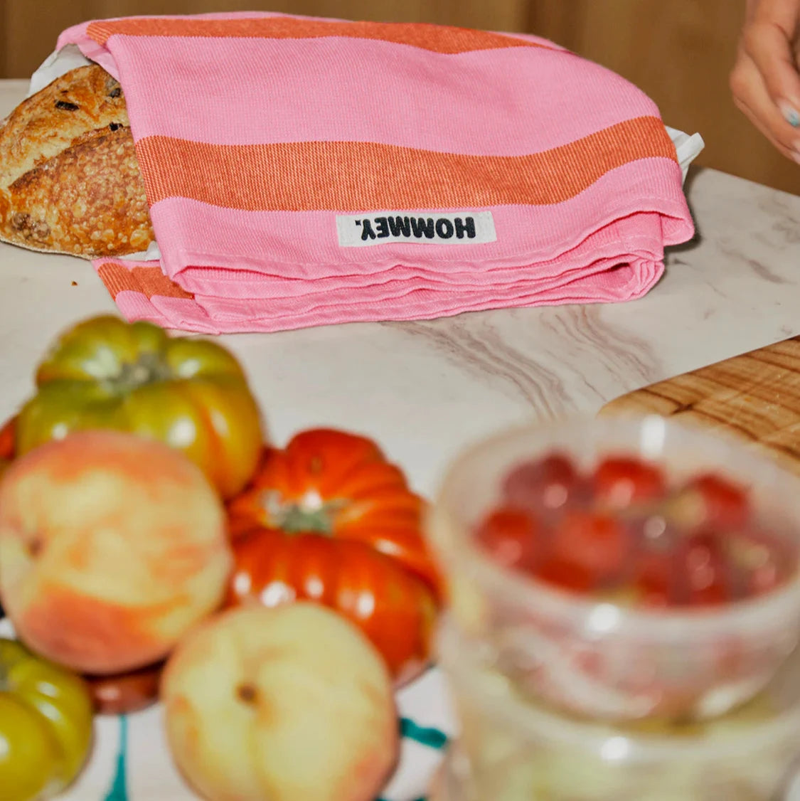 Tea Towel - Sherbet Stripes-FurniturebyDesign.