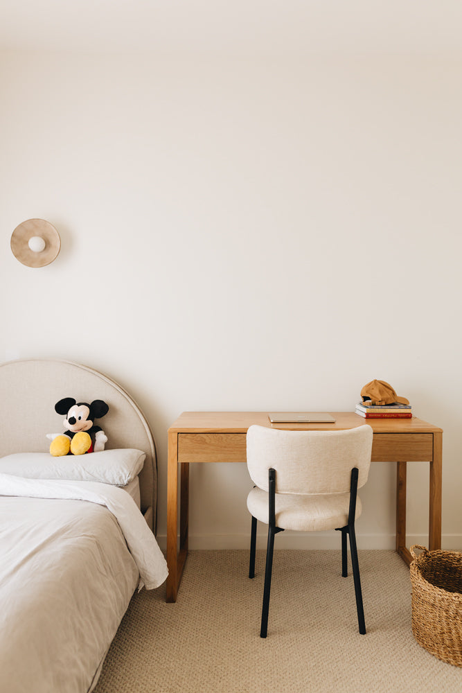 Avalon Oak and Marble Desk - Furniture by Design