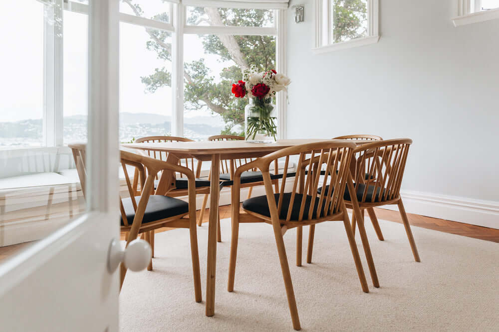 Flow Oak Dining Table - Furniture by Design