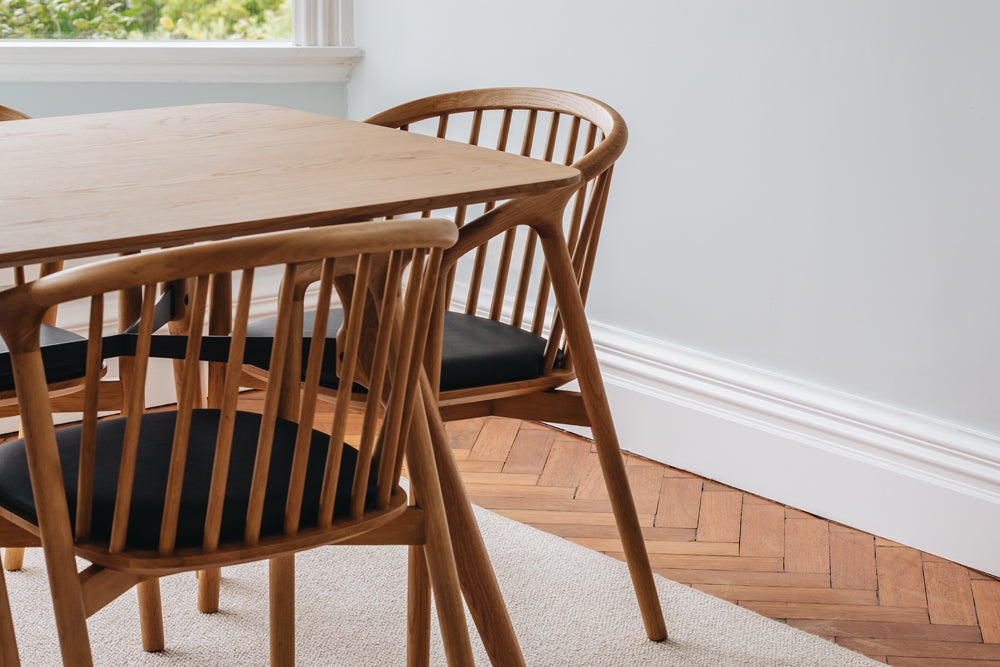 Flow Oak Dining Table - Furniture by Design