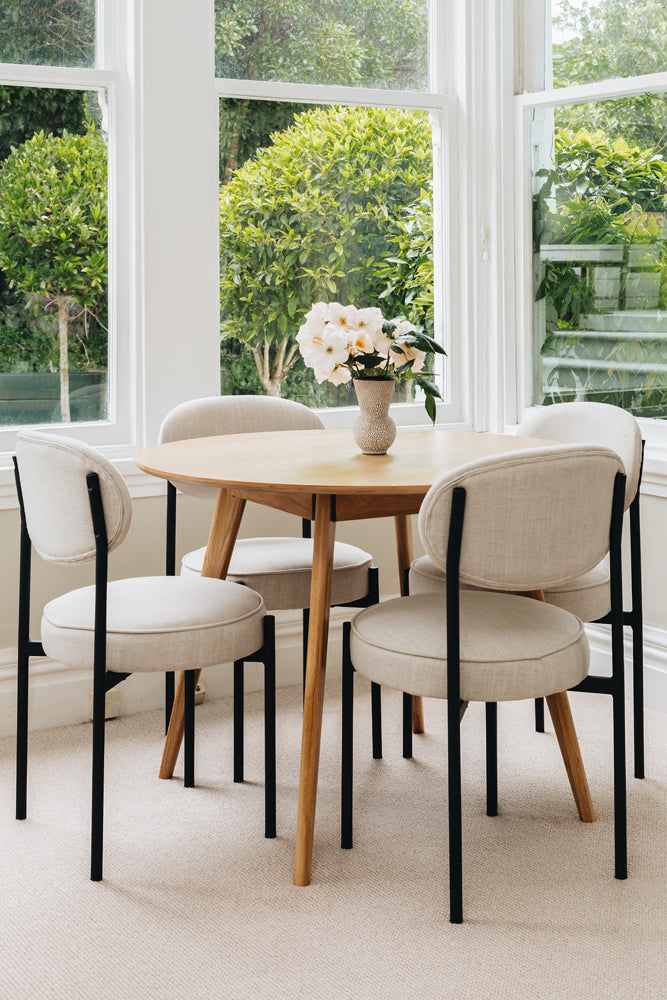 Harmony Dining Chair Ash Linen-FurniturebyDesign.