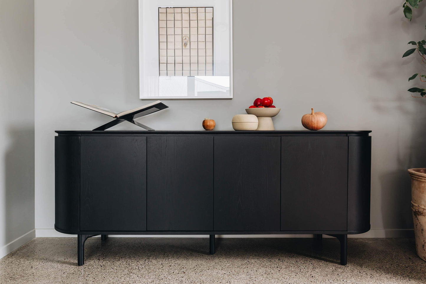 Kontur Sideboard Black-FurniturebyDesign.