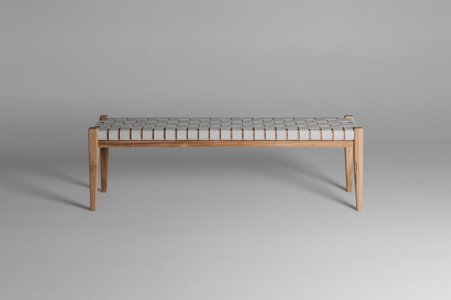Indo Bench - Duck Egg Grey-FurniturebyDesign.