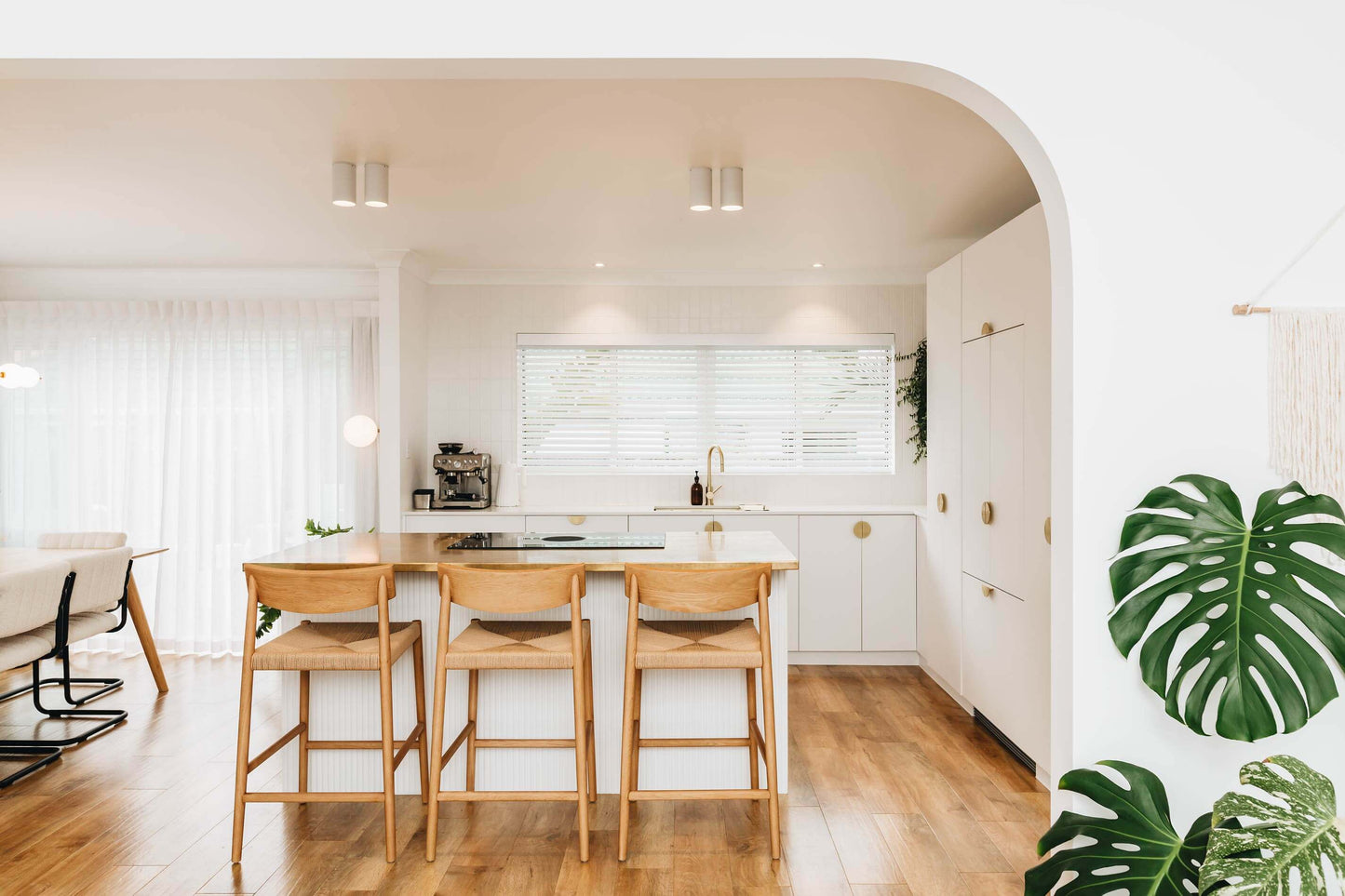 Ingrid Bar Stool-Natural Oak