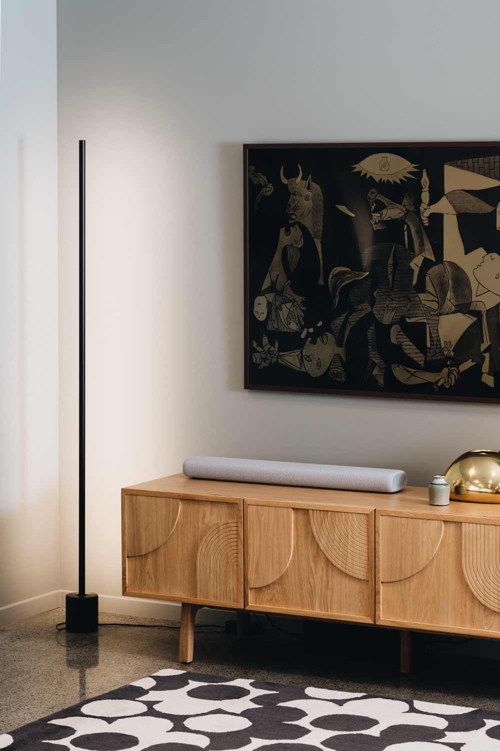 Arc TV Stand Oak - Furniture by Design