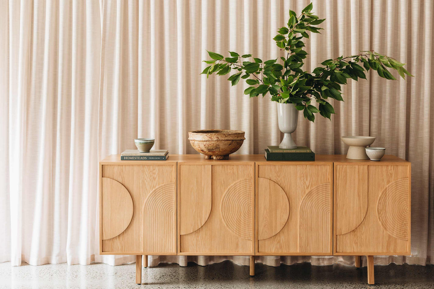 Arc Sideboard Oak-FurniturebyDesign.