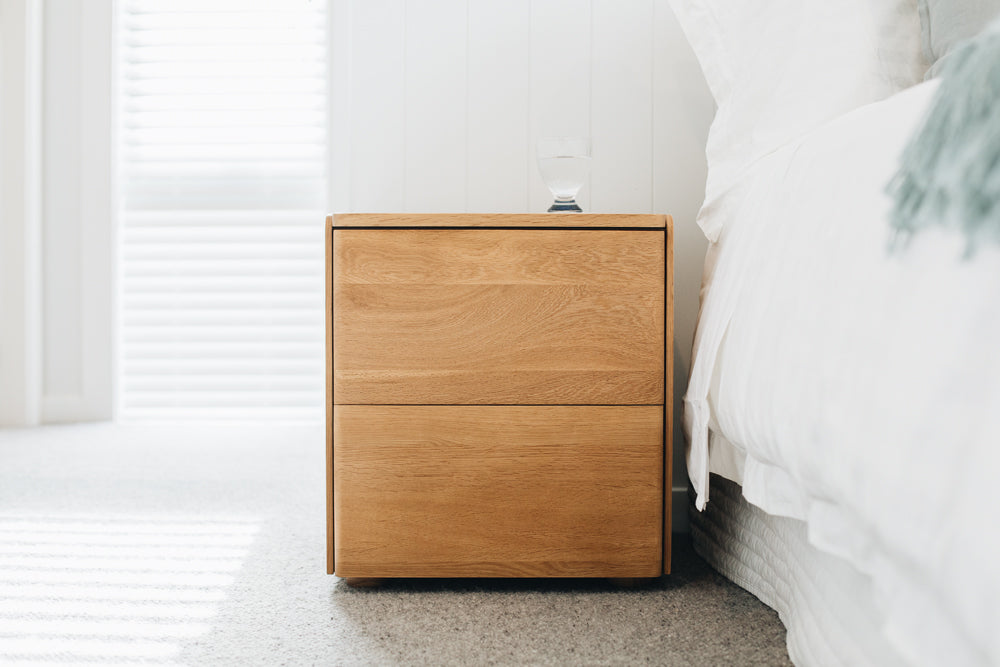 Cube Bedside Natural Oak-FurniturebyDesign.