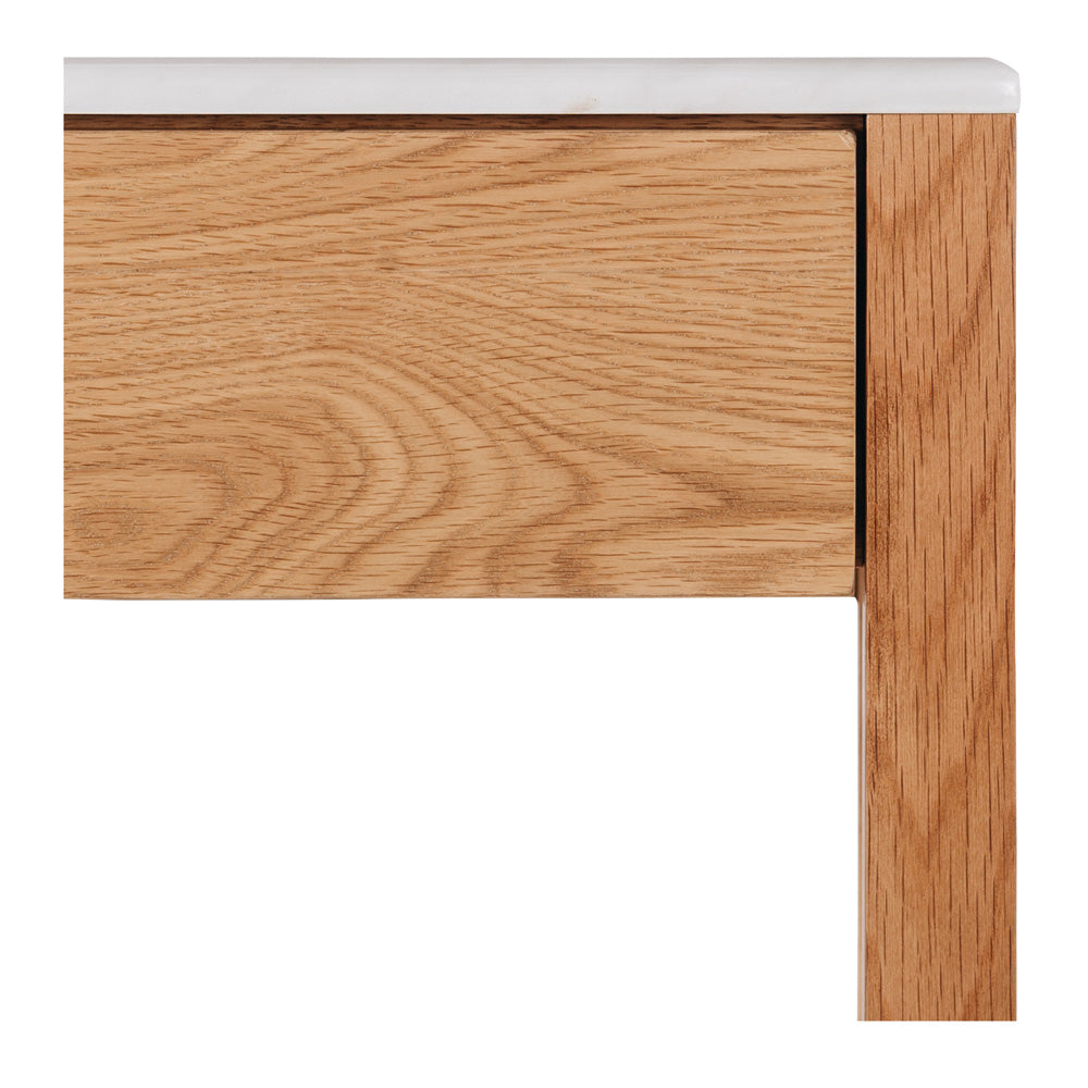 Avalon Oak and Marble Desk - Furniture by Design