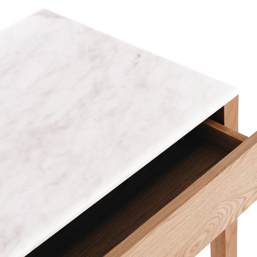 Avalon Oak and Marble Desk - Furniture by Design