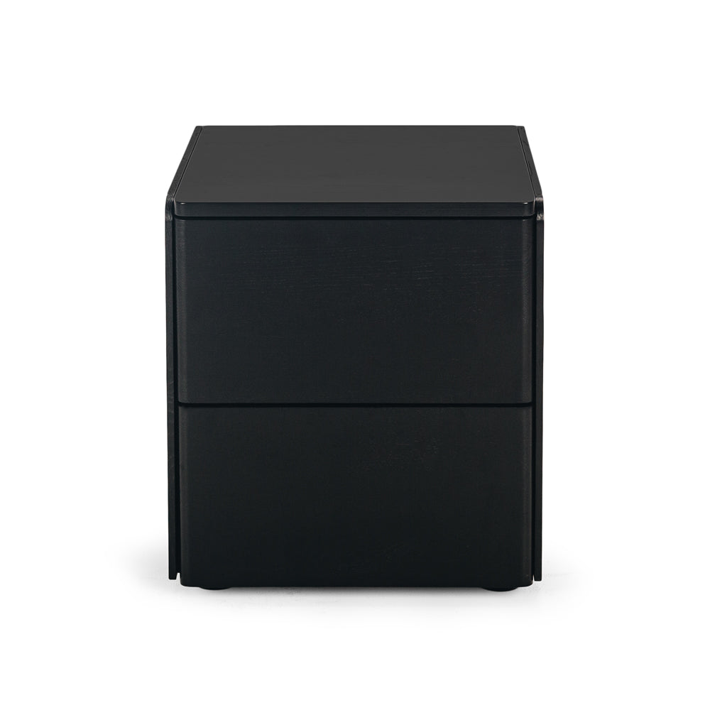 Cube Bedside Black Oak-FurniturebyDesign.