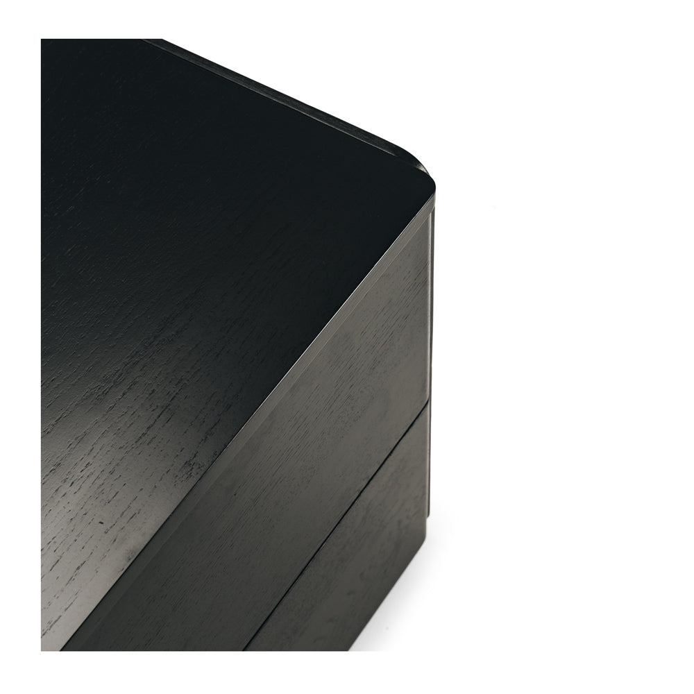 Cube Bedside Black Oak-FurniturebyDesign.