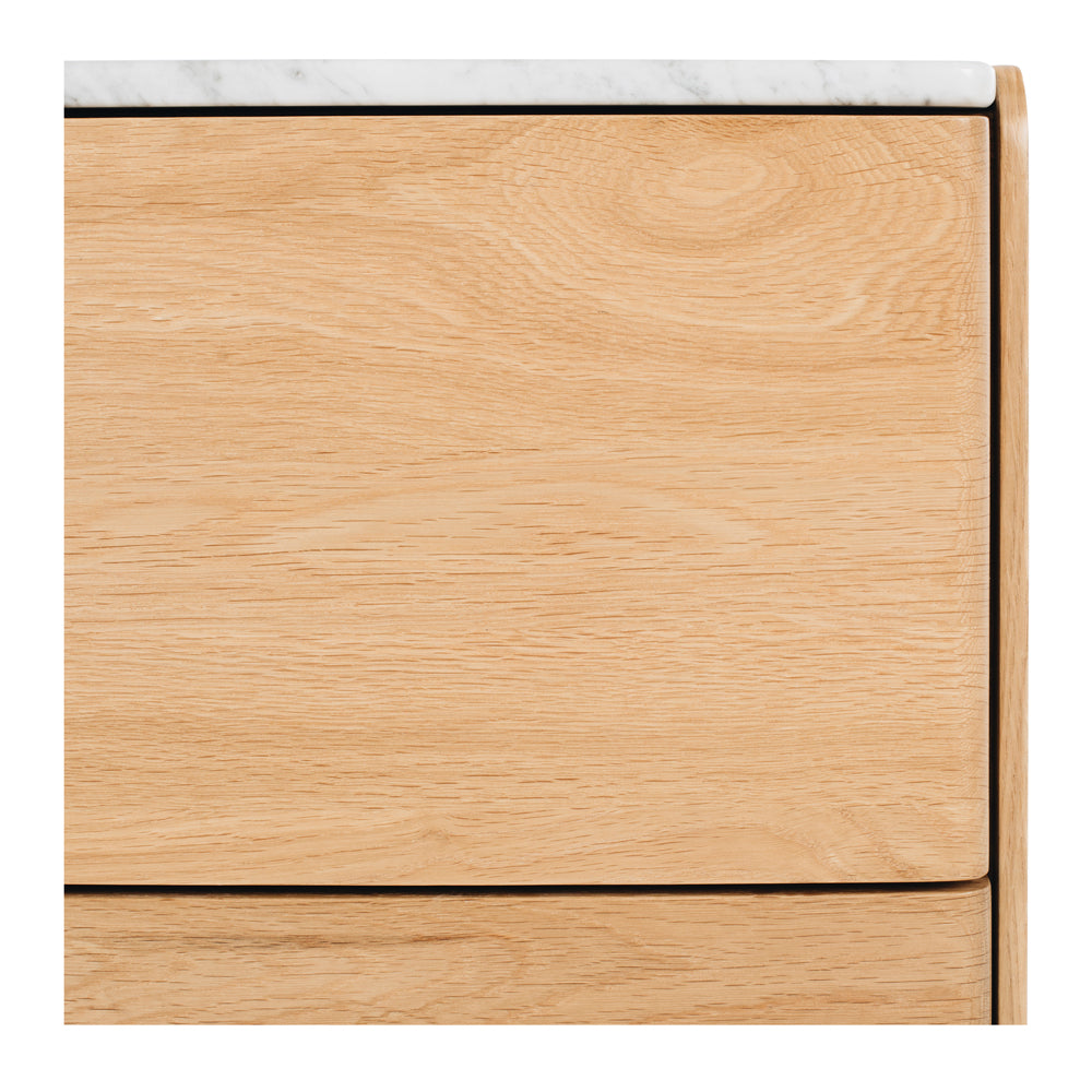 Cube Bedside Marble Top-FurniturebyDesign.