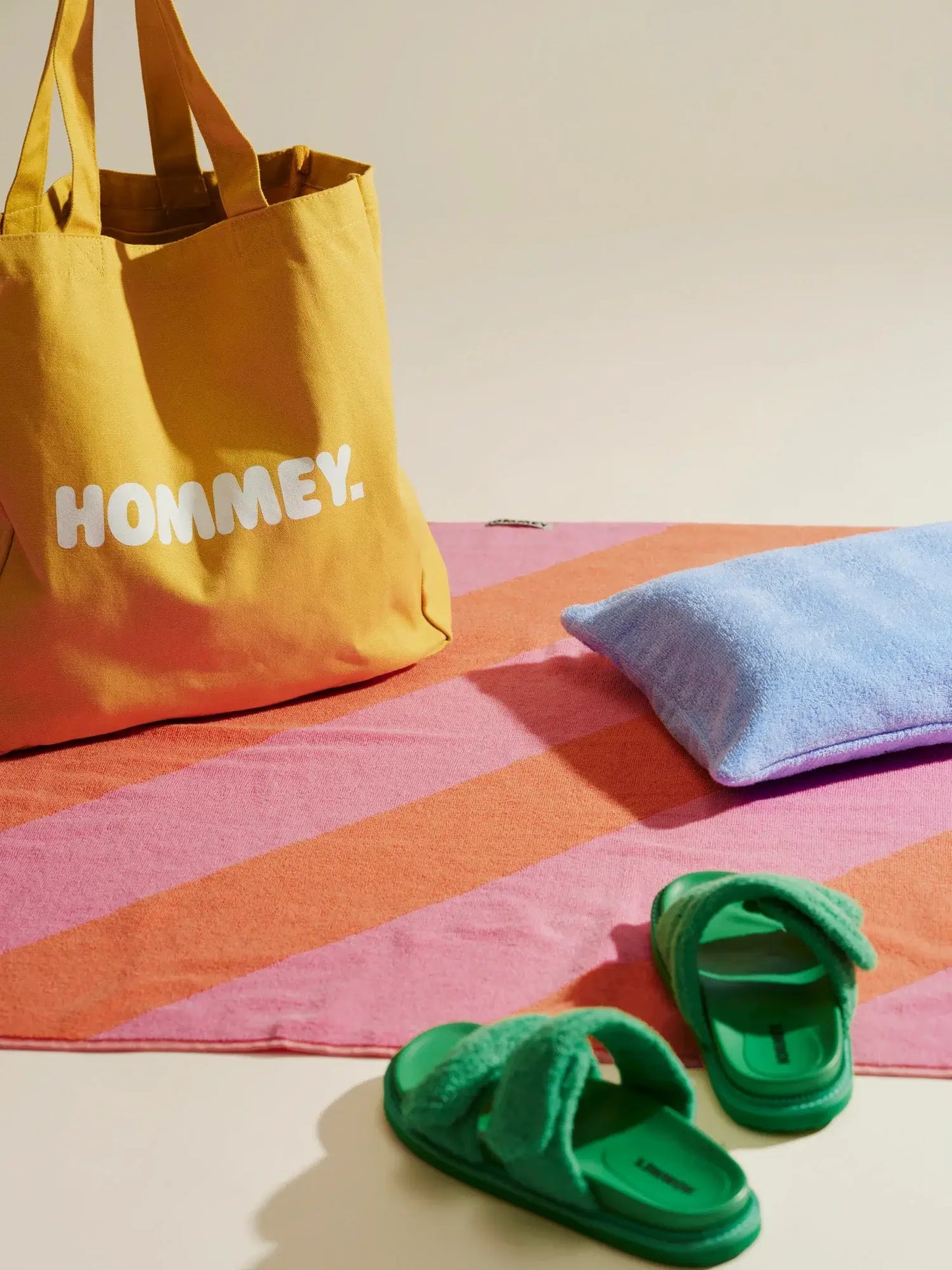 Beach/Bath Towel - Sherbet Stripes-FurniturebyDesign.