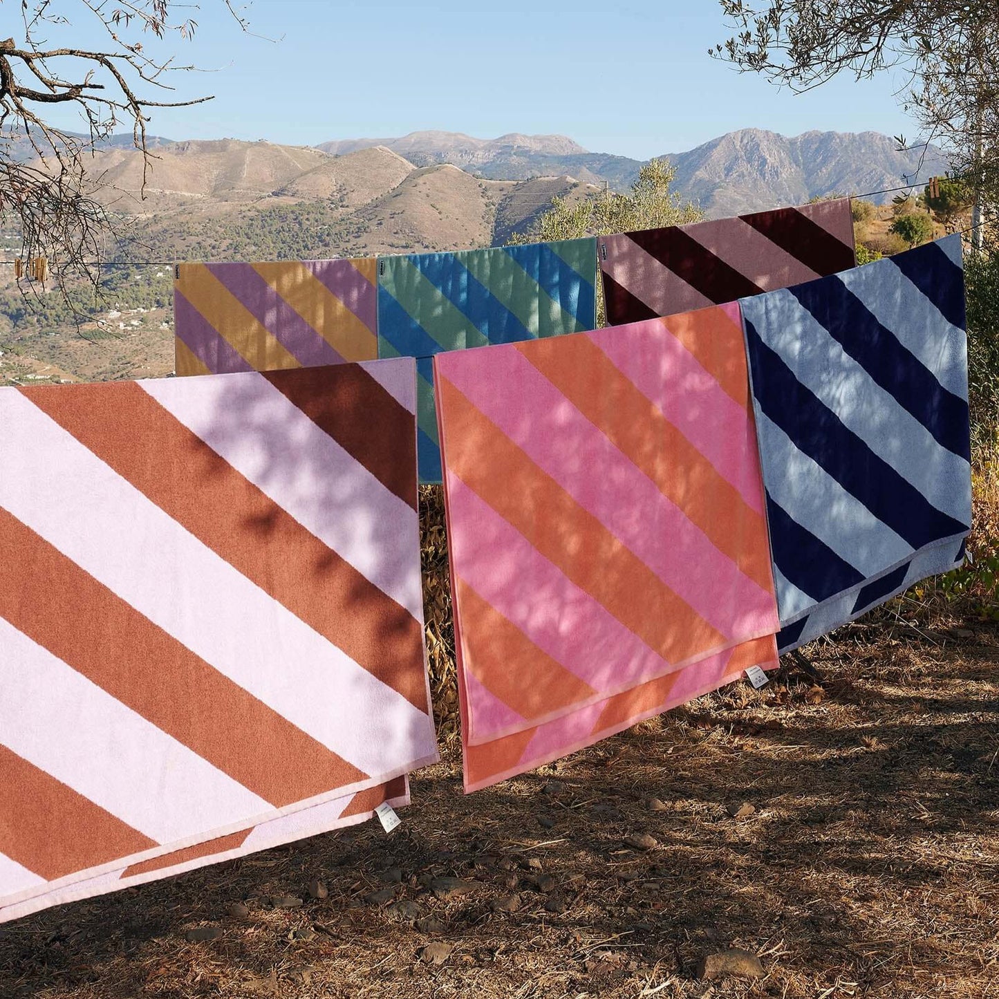 Beach/Bath Towel - Sherbet Stripes-FurniturebyDesign.