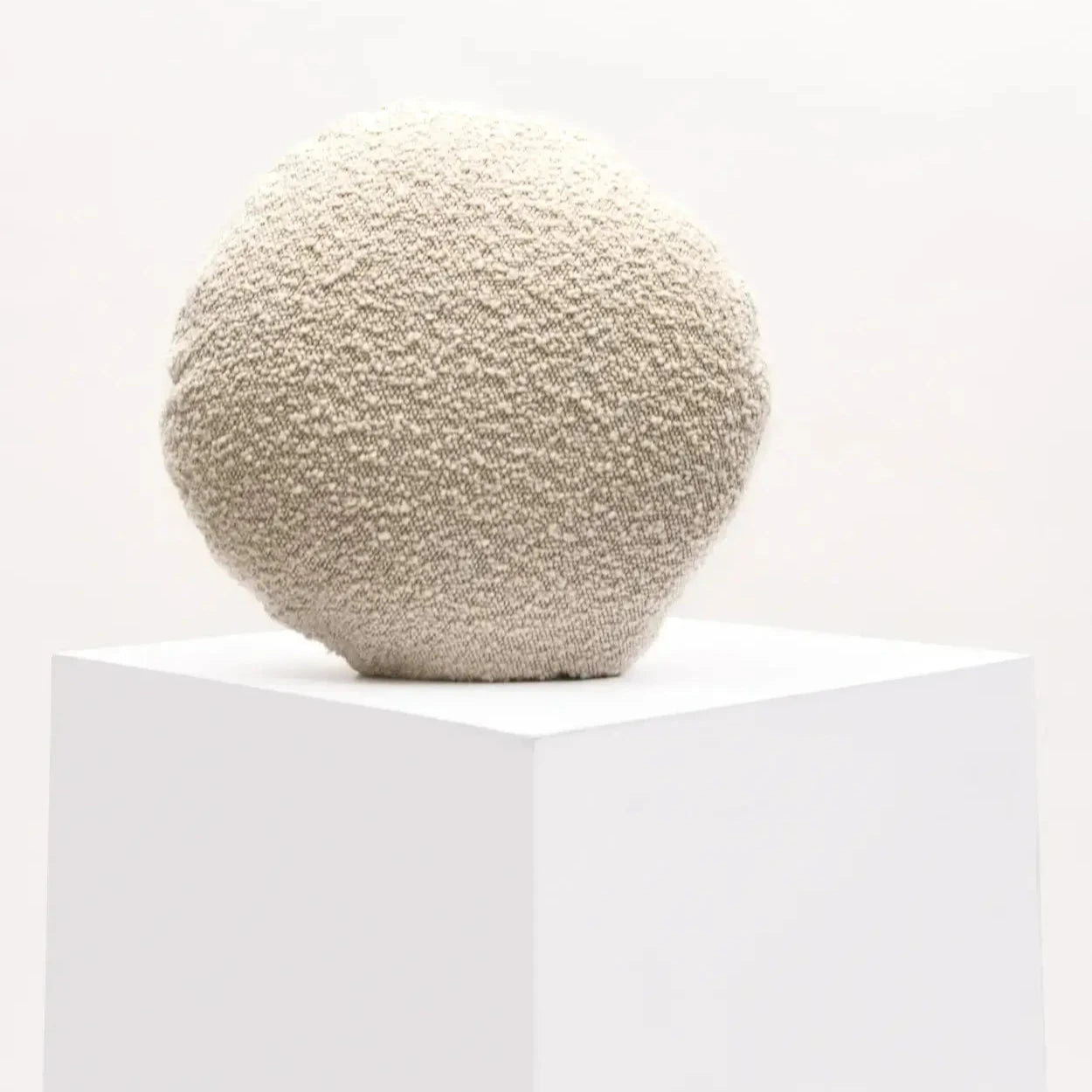 Junior Boucle - Natural Cushion-FurniturebyDesign.