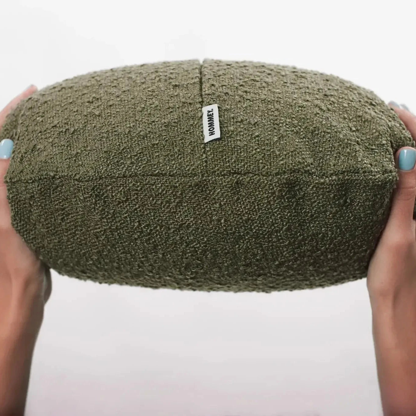 Junior Boucle - Olive Cushion-FurniturebyDesign.